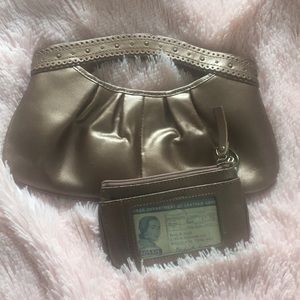 New Fossil clutch with coin purse/keychain